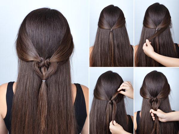 heart hairstyle